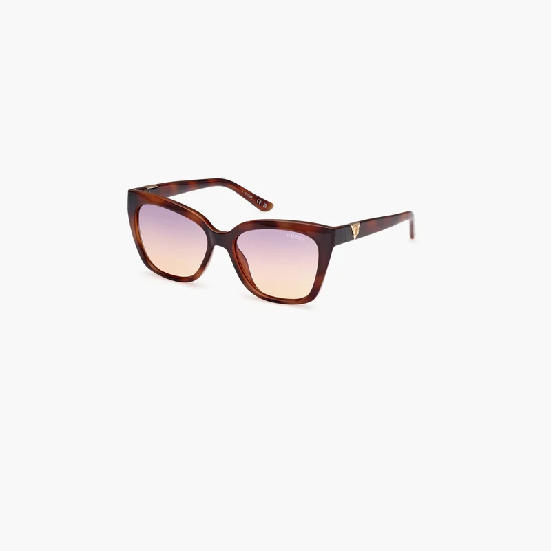 جس Gradient Brown Square Sunglasses for Women